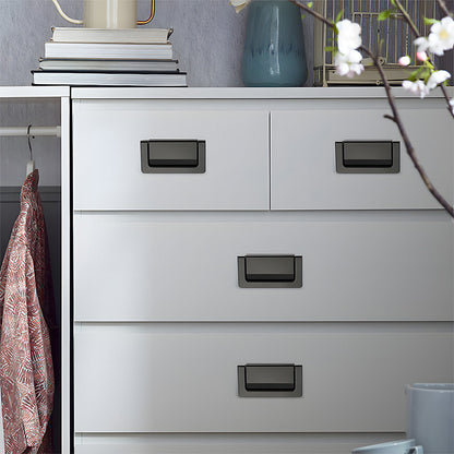 Comforsyco Concealed Flush Drawer Pulls and Ring Handles