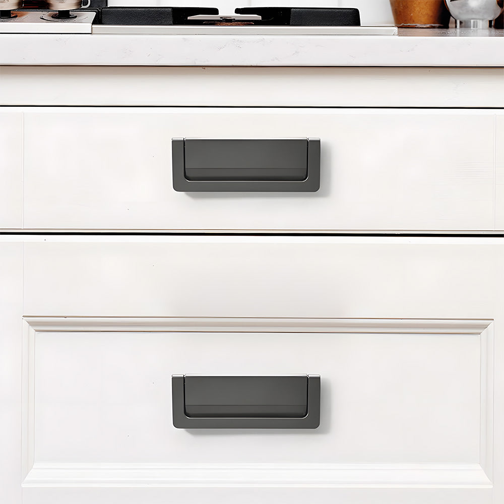 Comforsyco Concealed Flush Drawer Pulls and Ring Handles