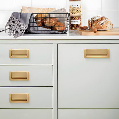 Comforsyco Concealed Flush Drawer Pulls and Ring Handles
