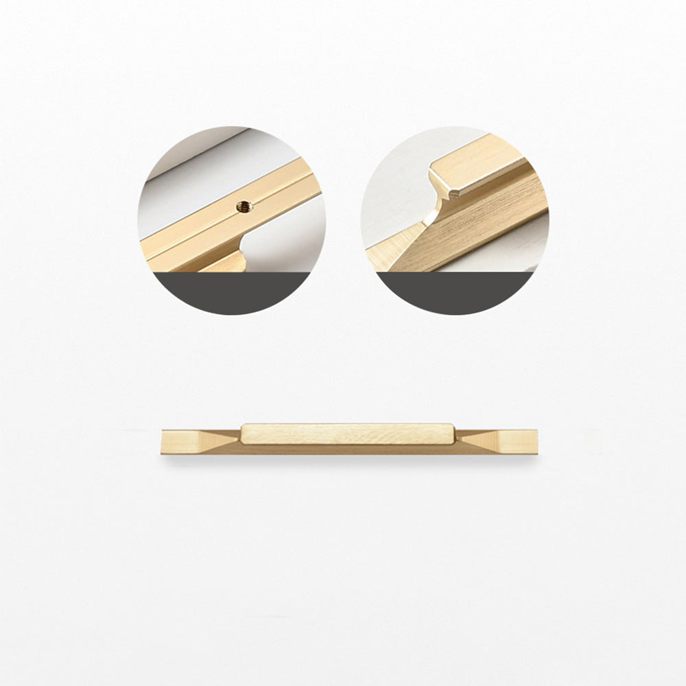 Comforsyco Contemporary Edge Cabinet Pulls for Kitchen Cabinets