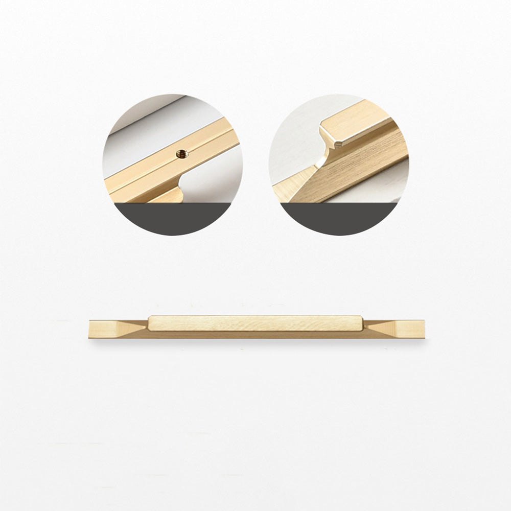 Comforsyco Contemporary Edge Cabinet Pulls for Kitchen Cabinets