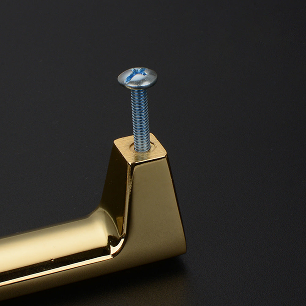 Comforsyco Crystal Glass Cabinet Handles Square Drawer Pulls