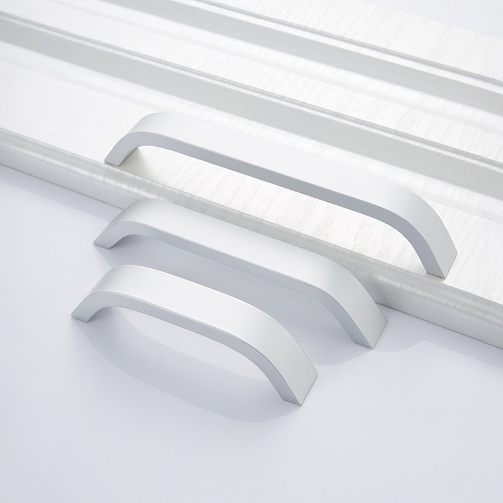 Comforsyco Curved Aluminum Alloy Cabinet Pulls and Drawer Handles