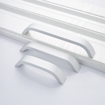 Comforsyco Curved Aluminum Alloy Cabinet Pulls and Drawer Handles