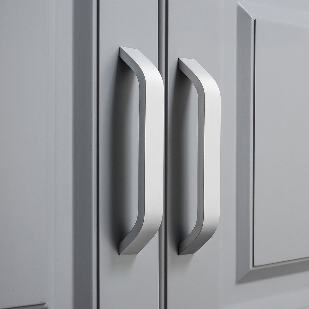 Comforsyco Curved Aluminum Alloy Cabinet Pulls and Drawer Handles