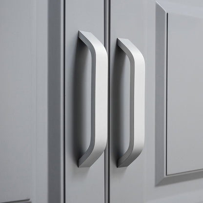 Comforsyco Curved Aluminum Alloy Cabinet Pulls and Drawer Handles