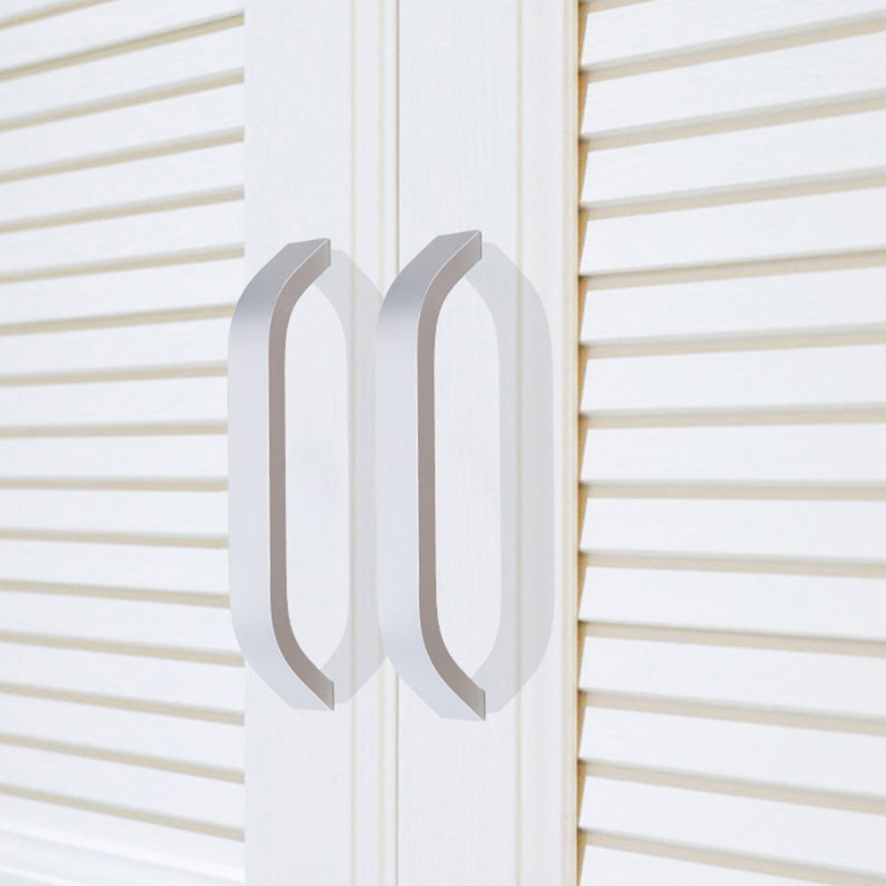 Comforsyco Curved Aluminum Alloy Cabinet Pulls and Drawer Handles
