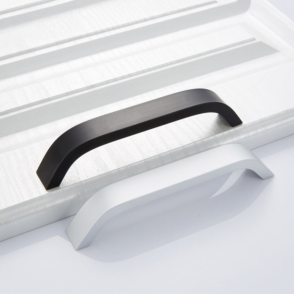 Comforsyco Curved Aluminum Alloy Cabinet Pulls and Drawer Handles