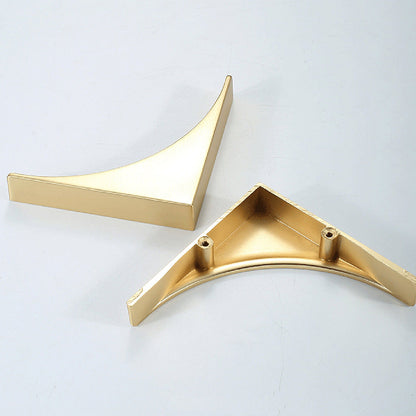 Comforsyco Curved Cabinet Pulls, Zinc Alloy Drawer Handles