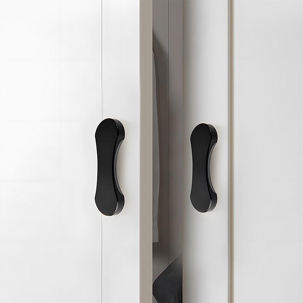 Comforsyco Curved Self-Adhesive Cabinet Pulls and Drawer Handles