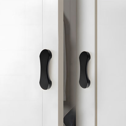 Comforsyco Curved Self-Adhesive Cabinet Pulls and Drawer Handles
