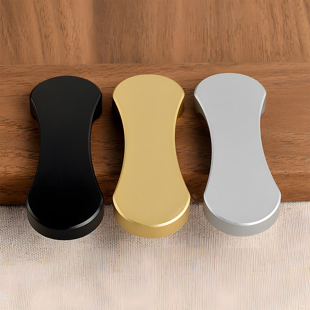 Comforsyco Curved Self-Adhesive Cabinet Pulls and Drawer Handles