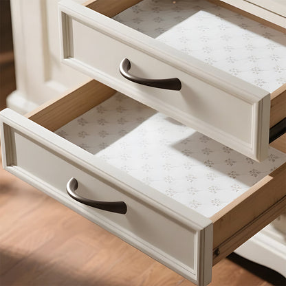 Comforsyco Curved Solid Zinc Alloy Cabinet Handles for Drawers