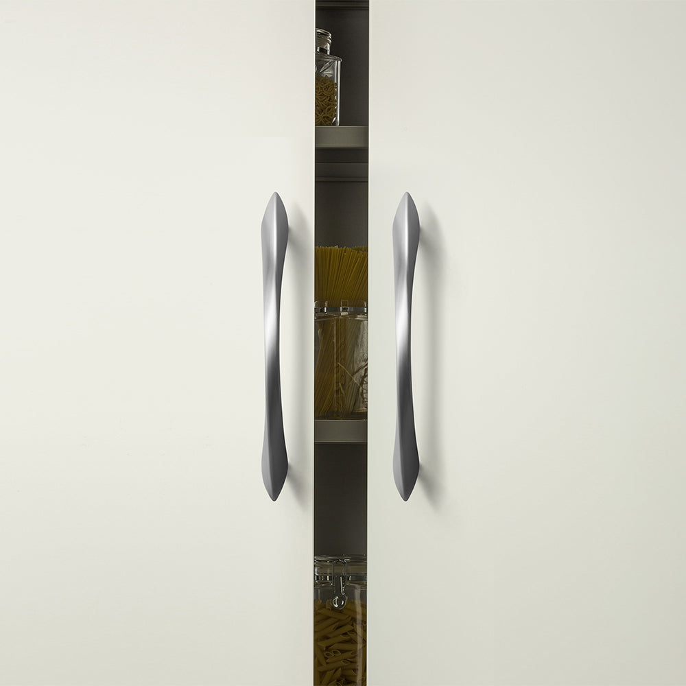 Comforsyco Curved Zinc Alloy Cabinet Handles and Drawer Pulls