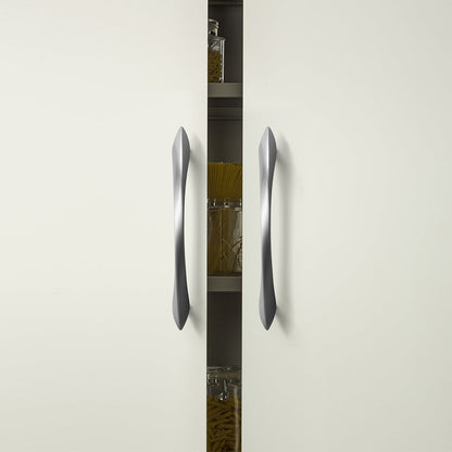 Comforsyco Curved Zinc Alloy Cabinet Handles and Drawer Pulls
