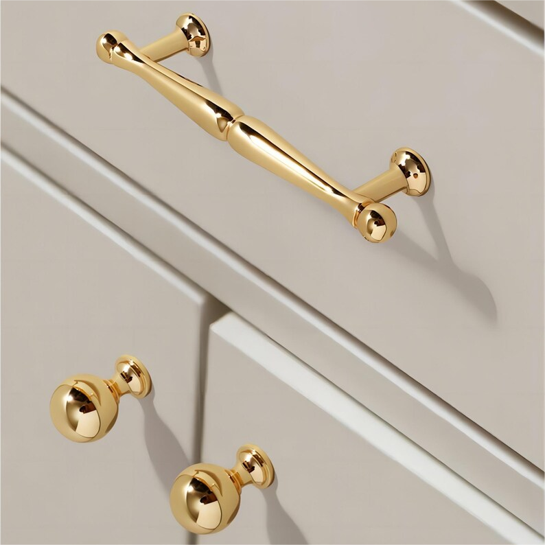 Comforsyco European Round Bar Cabinet Pulls and Knobs