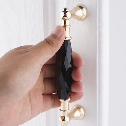 Comforsyco Faceted Crystal Drawer Pulls and Cabinet Knobs