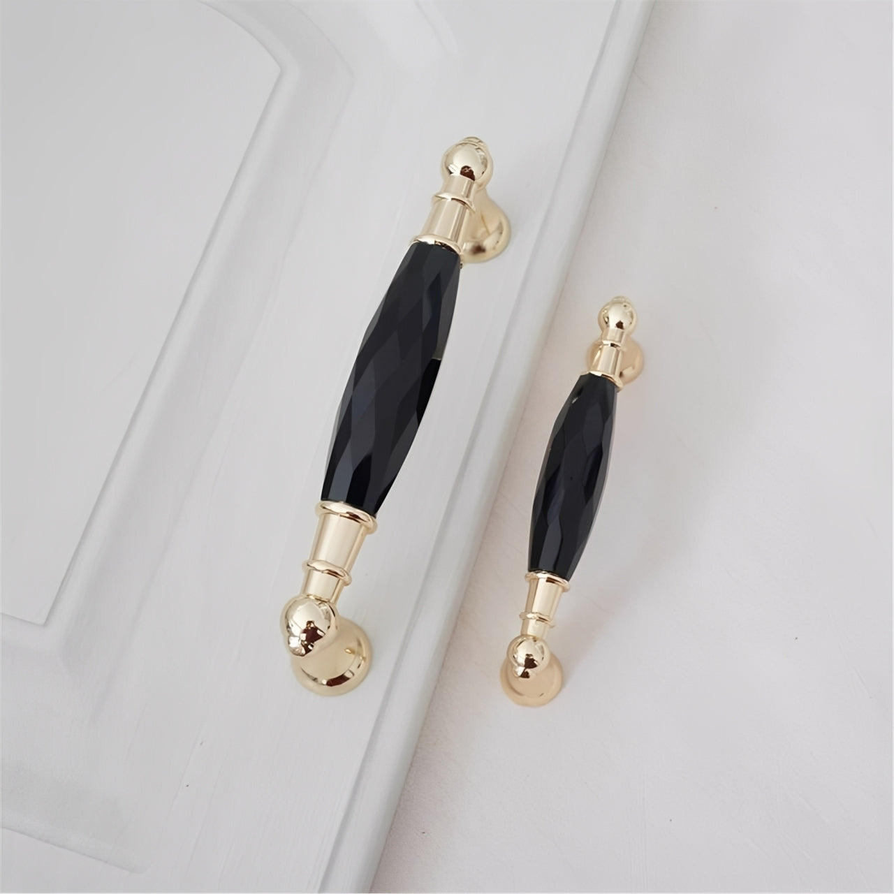Comforsyco Faceted Crystal Drawer Pulls and Cabinet Knobs