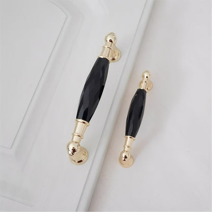 Comforsyco Faceted Crystal Drawer Pulls and Cabinet Knobs