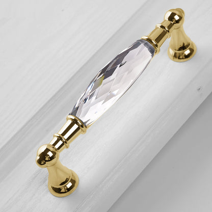 Comforsyco Faceted Crystal Drawer Pulls and Cabinet Knobs