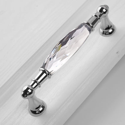 Comforsyco Faceted Crystal Drawer Pulls and Cabinet Knobs