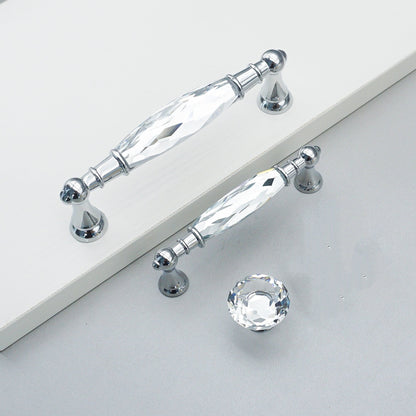Comforsyco Faceted Crystal Drawer Pulls and Cabinet Knobs