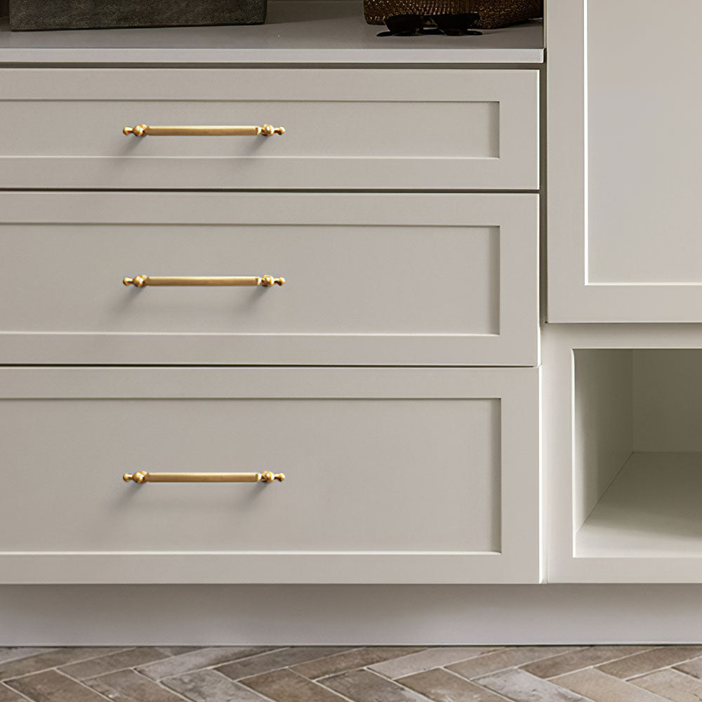 Comforsyco Faceted Zinc Alloy Cabinet Pulls and Matching Knobs