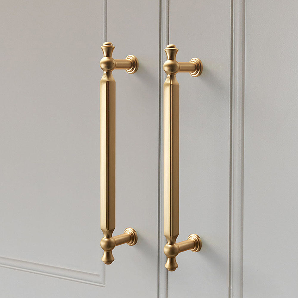 Comforsyco Faceted Zinc Alloy Cabinet Pulls and Matching Knobs