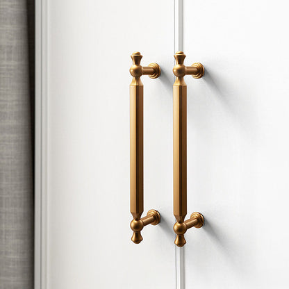 Comforsyco Faceted Zinc Alloy Cabinet Pulls and Matching Knobs