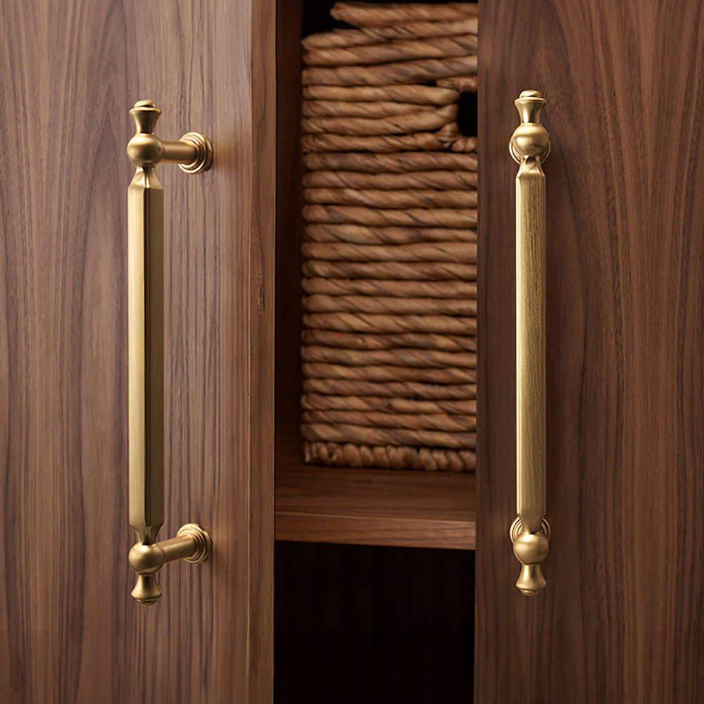 Comforsyco Faceted Zinc Alloy Cabinet Pulls and Matching Knobs