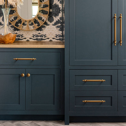 Comforsyco Faceted Zinc Alloy Cabinet Pulls and Matching Knobs