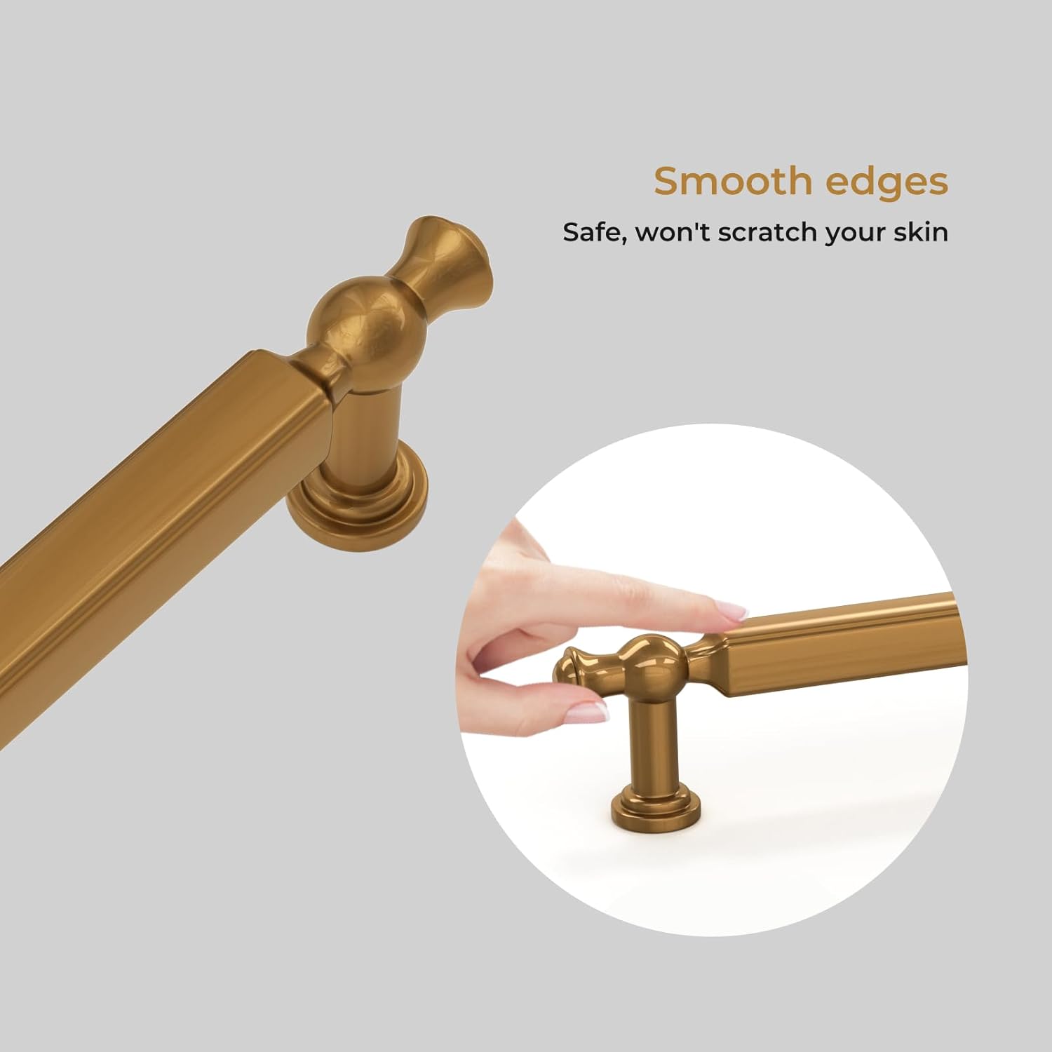 Comforsyco Faceted Zinc Alloy Cabinet Pulls and Matching Knobs