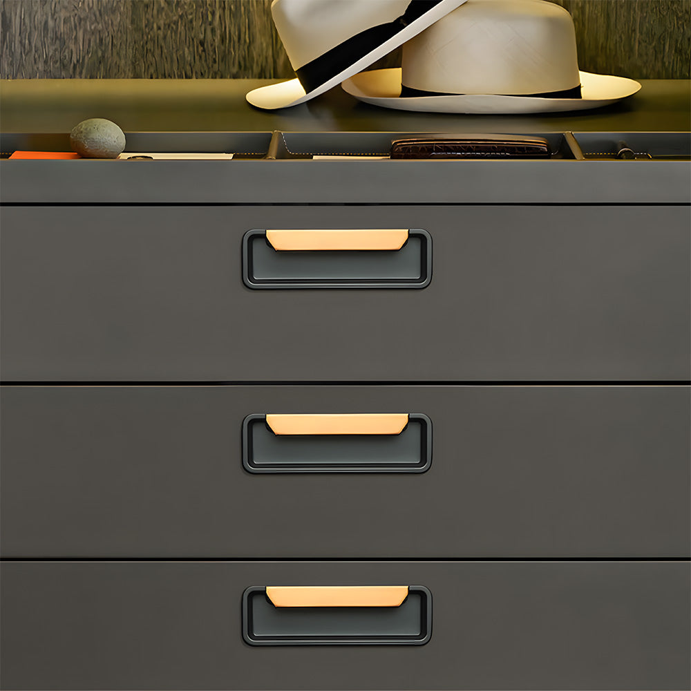 Comforsyco Flush Mount Recessed Cabinet Handles for Sliding Doors