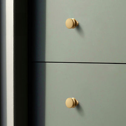 Comforsyco Fluted Gold Cabinet Handles and Knobs