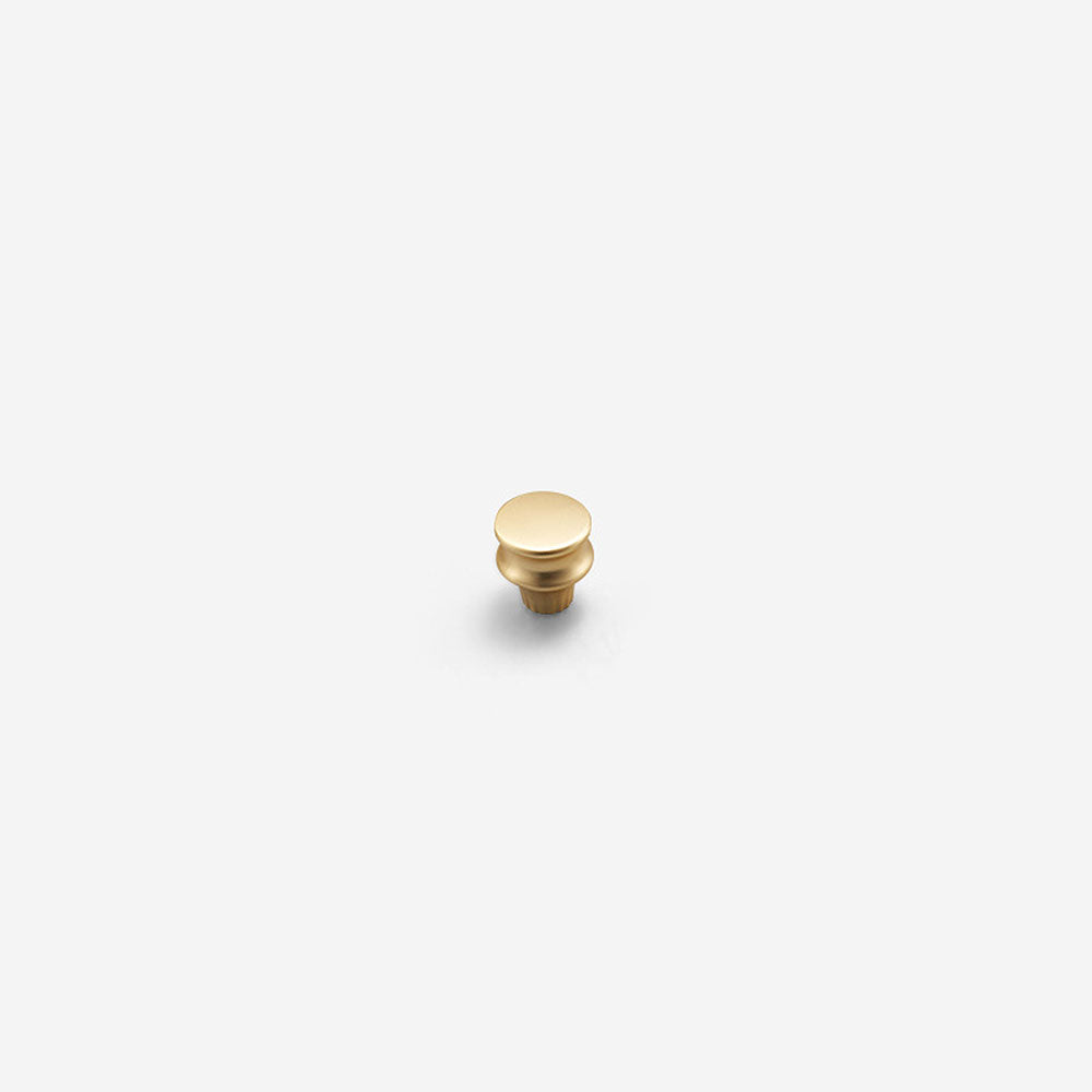 Comforsyco Fluted Gold Cabinet Handles and Knobs