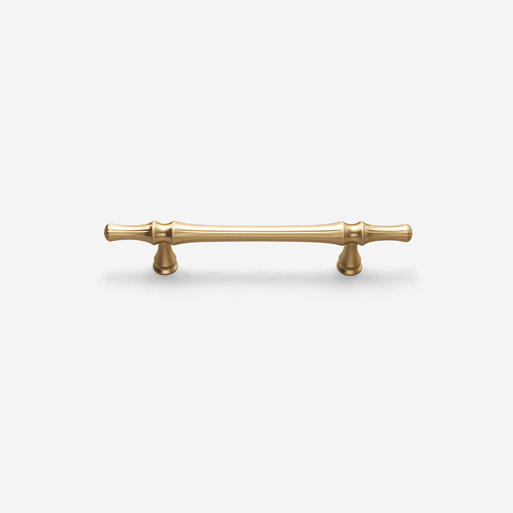Comforsyco Fluted Gold Cabinet Handles and Knobs