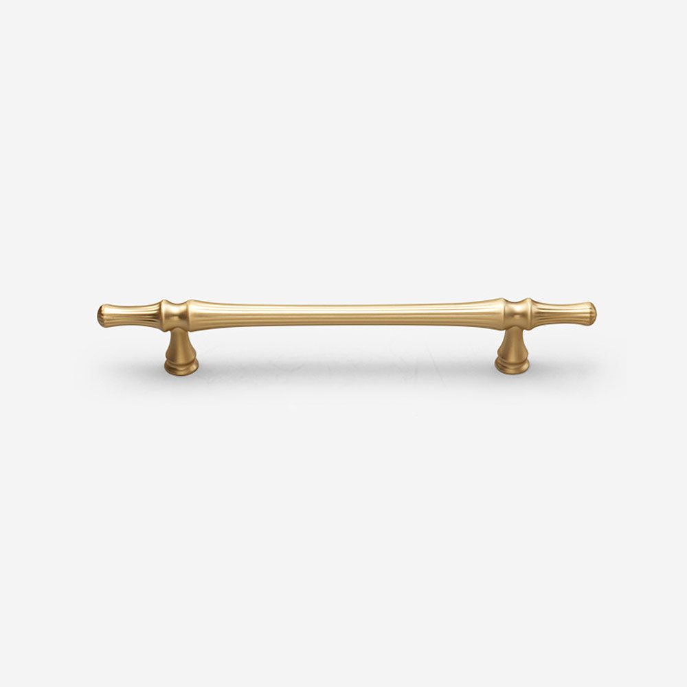 Comforsyco Fluted Gold Cabinet Handles and Knobs
