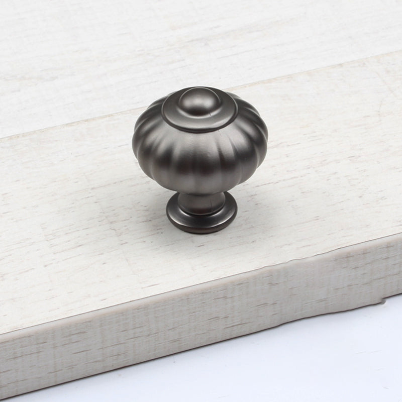 Comforsyco Fluted Pumpkin Cabinet Pulls and Knobs for Wardrobes
