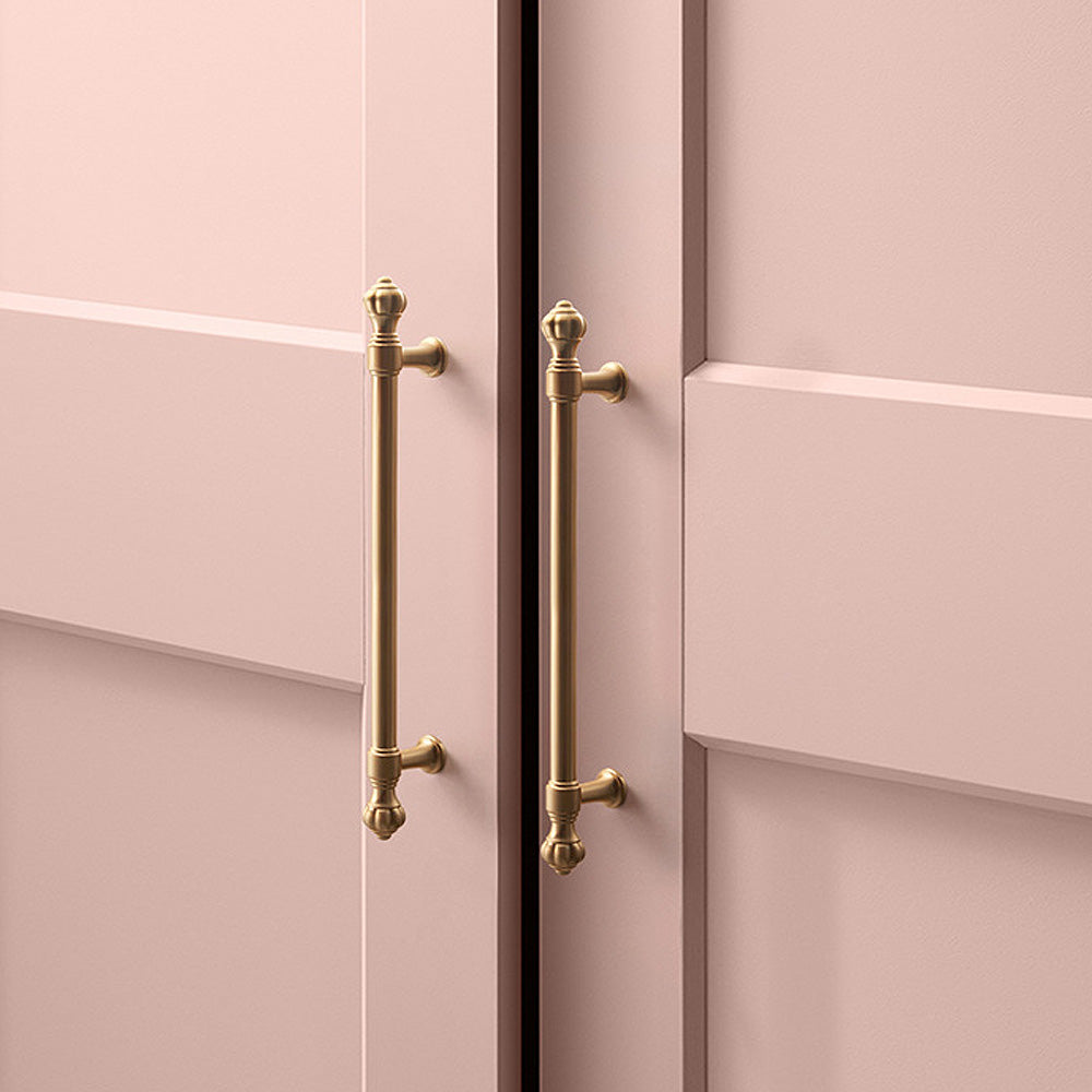 Comforsyco Fluted Pumpkin Cabinet Pulls and Knobs for Wardrobes