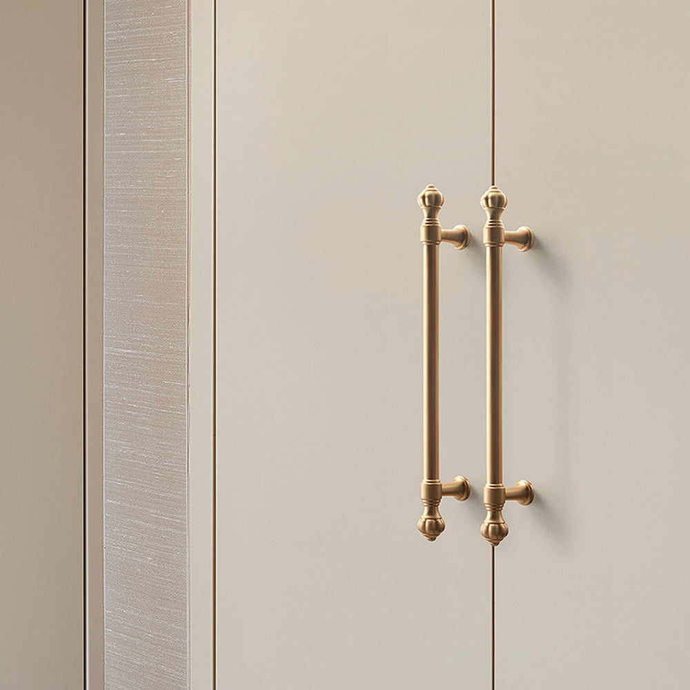 Comforsyco Fluted Pumpkin Cabinet Pulls and Knobs for Wardrobes