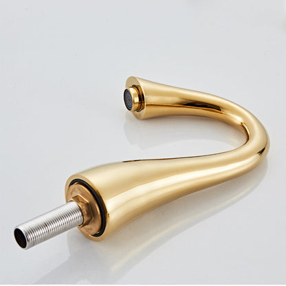 Fluxa Minimalist 3 Hole 2 Handle Bathroom Sink Faucet
