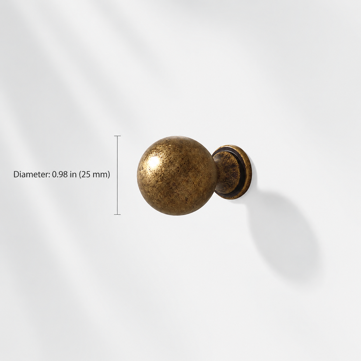 French Gold Ball-End Cabinet Pulls and Knobs for Kitchens