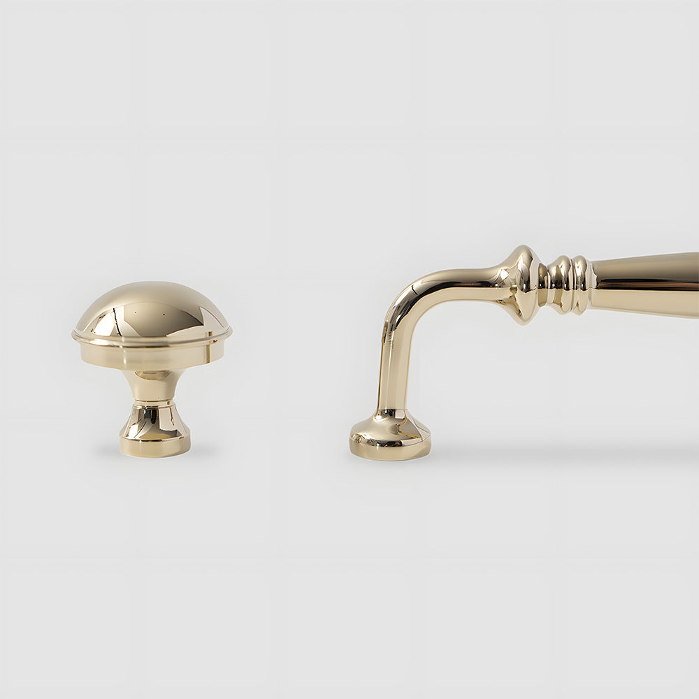 Comforsyco French Style Solid Brass Cabinet Pulls and Knobs