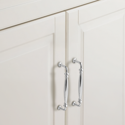 Comforsyco French Style Solid Brass Cabinet Pulls and Knobs