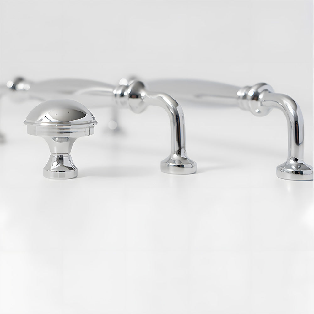Comforsyco French Style Solid Brass Cabinet Pulls and Knobs
