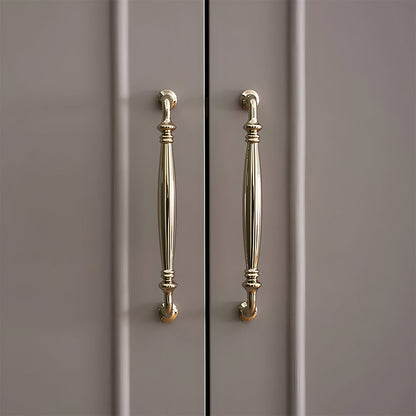 Comforsyco French Style Solid Brass Cabinet Pulls and Knobs