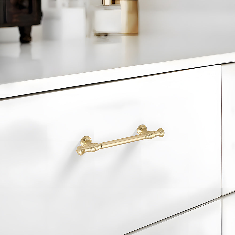Comforsyco French Style Zinc Alloy Cabinet Pulls and Knobs
