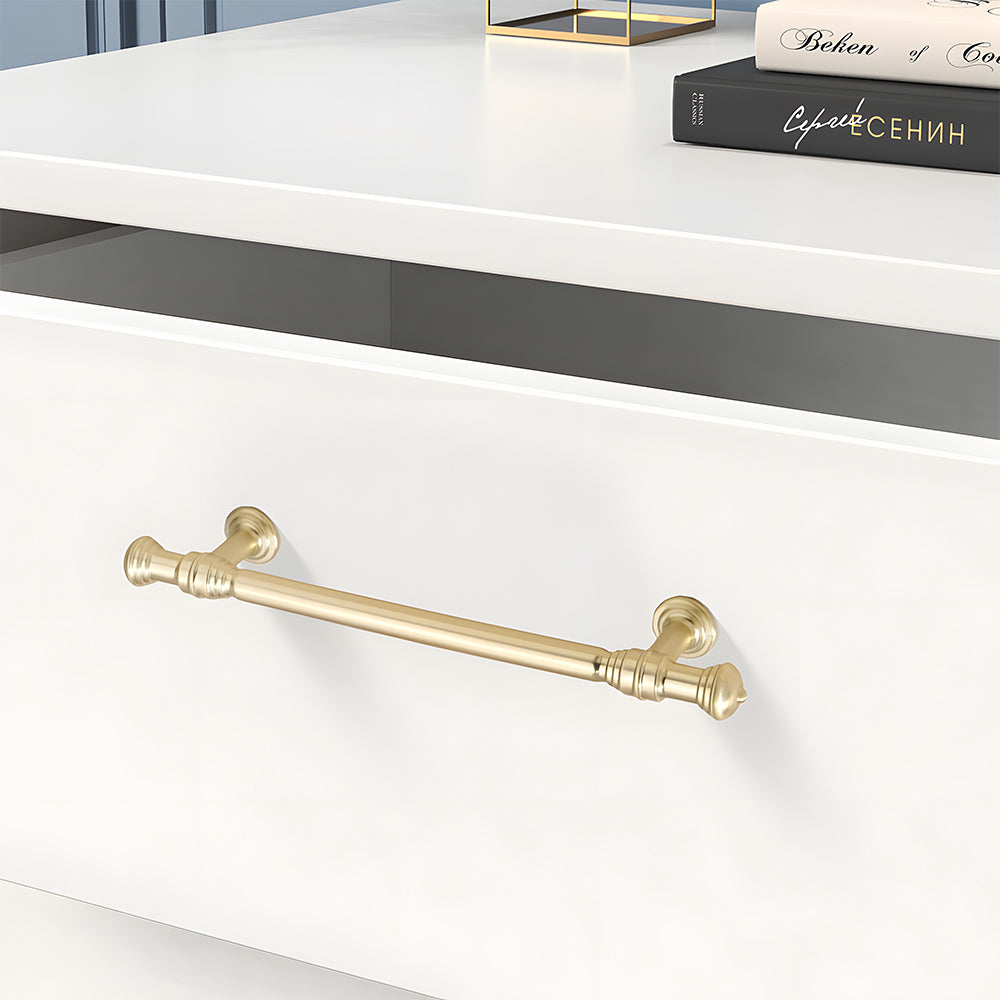 Comforsyco French Style Zinc Alloy Cabinet Pulls and Knobs