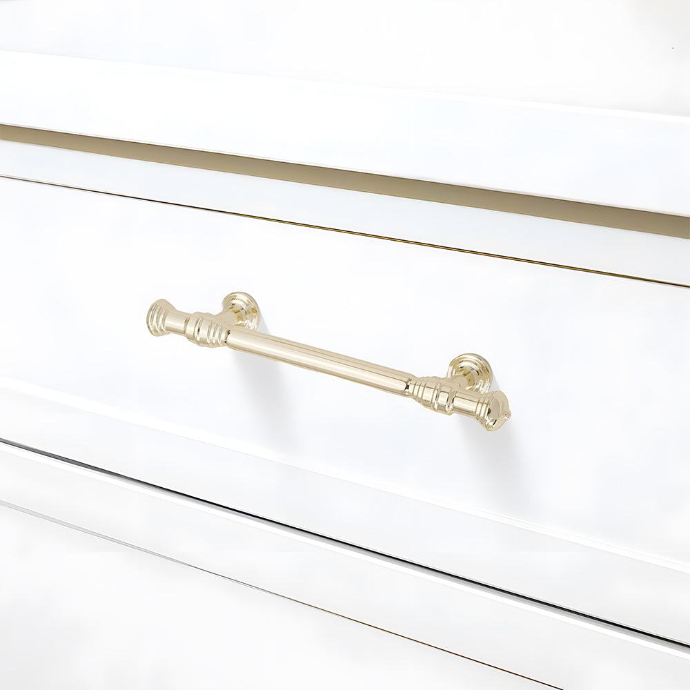 Comforsyco French Style Zinc Alloy Cabinet Pulls and Knobs