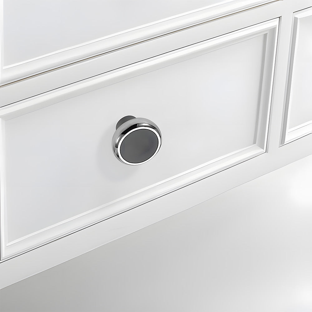 Comforsyco Frosted Bow Cabinet Pulls and Matching Knobs